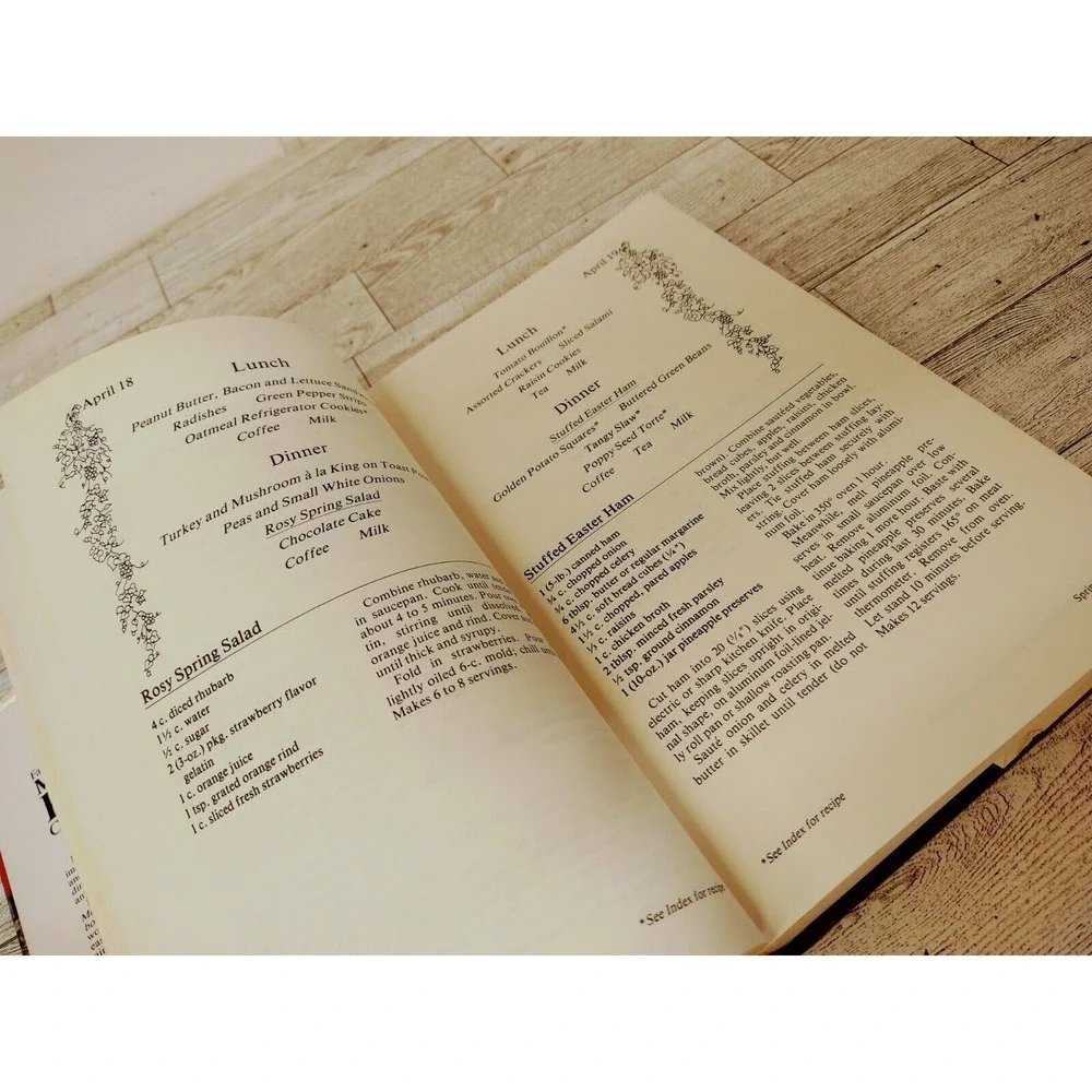 Farm Journal's Meal and Menu Planner Cookbook‎ 1980 Elise Manning Vintage HCDJ